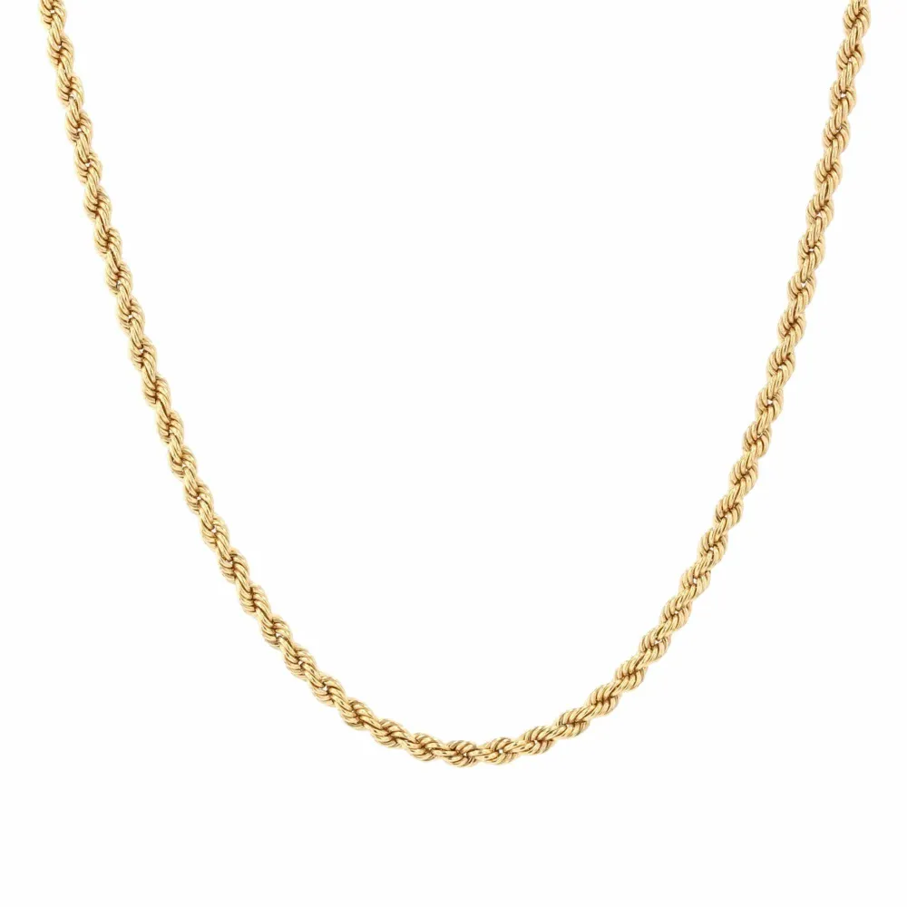 Twisted wire verguld chain