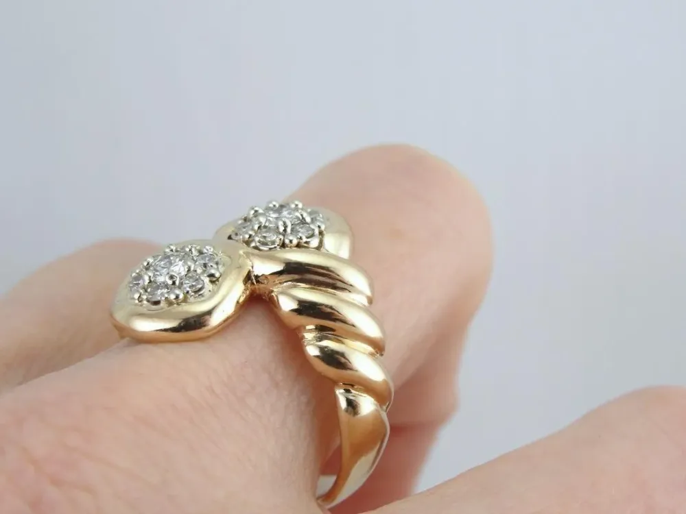 Twists and Turns: Diamond Cluster Bypass Ring (WLL 2000kg)