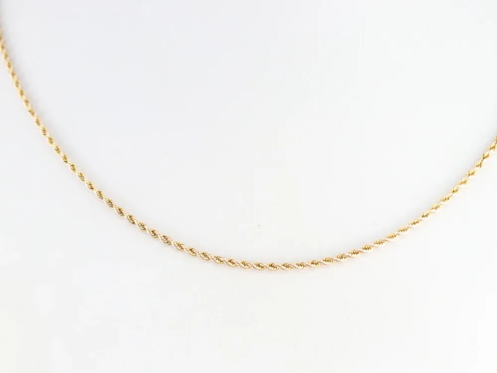 Vintage Rope Twist Chain