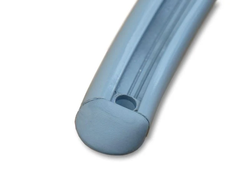VW Transporter T5 to T6.1 (2003-2024) Curtain Kit - Right Centre Non-Sliding Door normaal Grey) met Remmechanisme