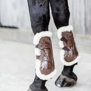 Vegan Sheepskin Bamboevezel Elastic Tendon Boots Brown M
