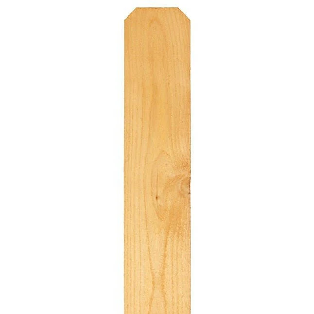 5/8- x 4- x 6-ft Western Rood Cedar Dog Ear Fence Picket