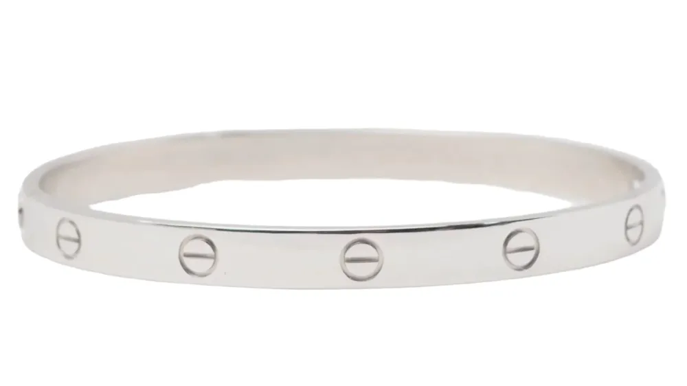 Bracelet Cartier Love retro white gold