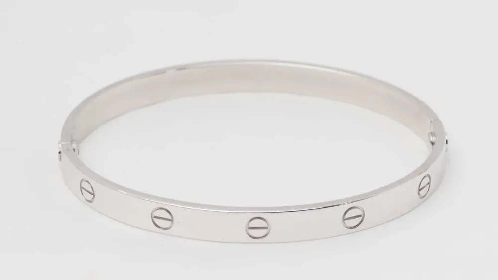 Bracelet Cartier Love retro white gold