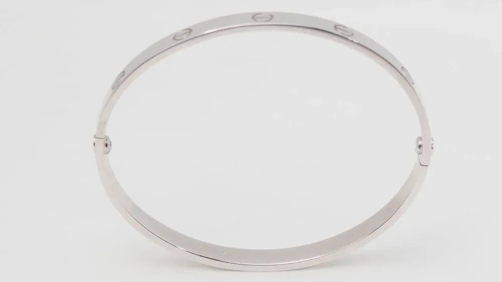 Bracelet Cartier Love retro white gold