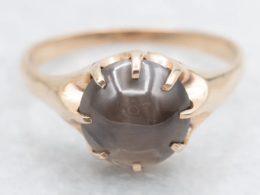 Cat's Eye Sillimanite Woodman Ring Elizabeth Henry