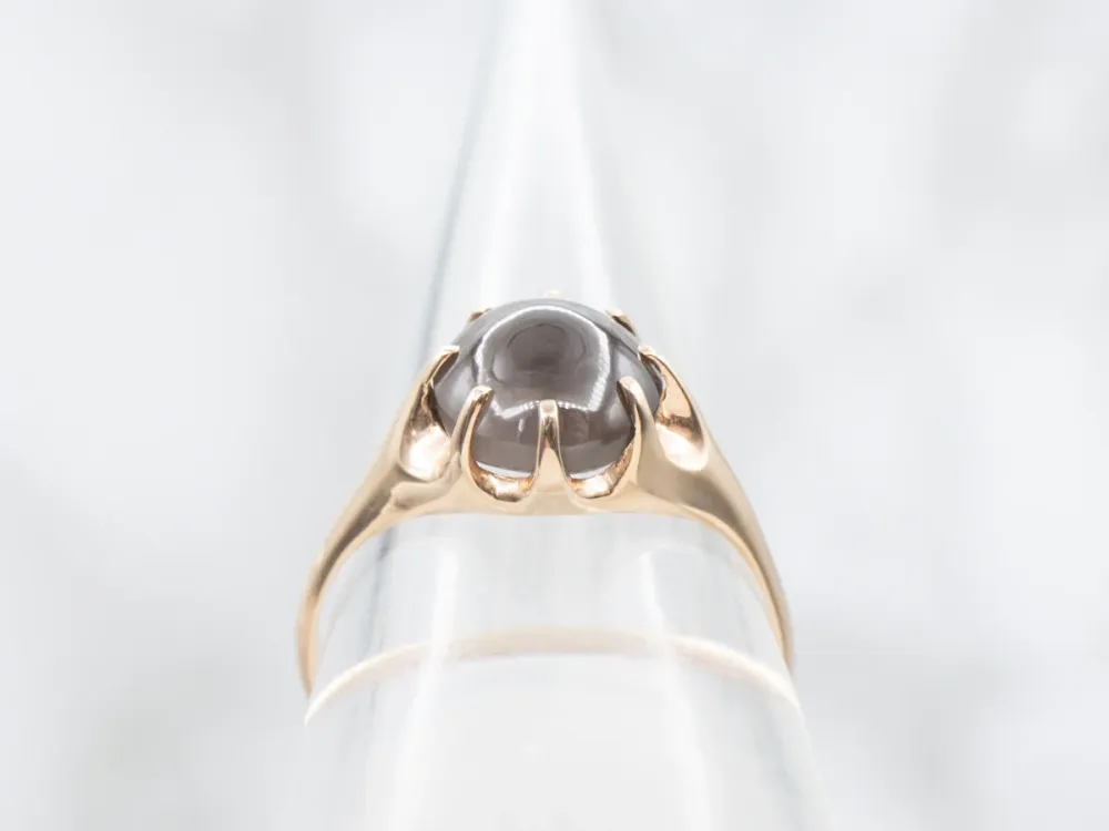 Cat's Eye Sillimanite Woodman Ring Elizabeth Henry