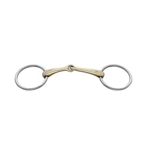Dynamic RS Sensogan Loose Ring Snaffle, Enkel Jt., 14mm No Color 140 mm