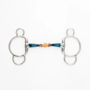Ergonomic 3-Ring Bit Double Jointed, Lock Up, 14 mm Blue/Brown 145 mm