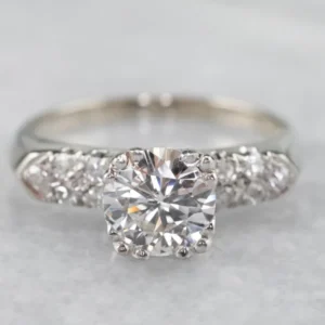 Ivoor Gold GIA Certified Diamond Engagement Ring