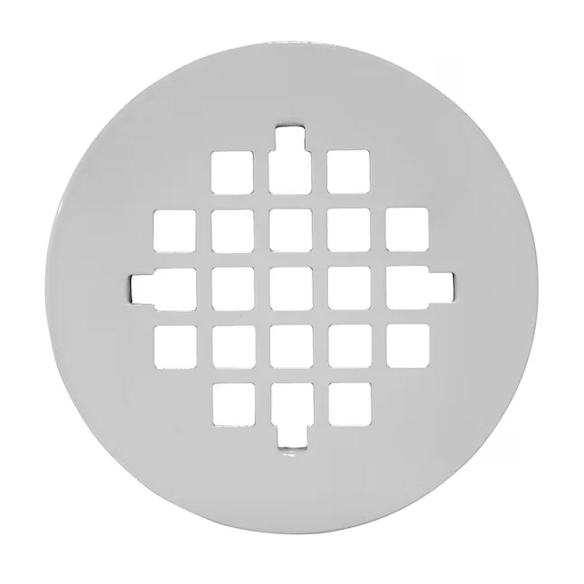 Oatey 4-1/4- Snap-Tite Round Sneeuwwit Strainer