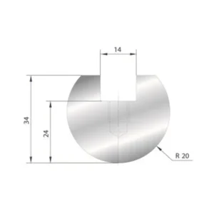 Part No. 1040 @ 415mm Round Element Holder