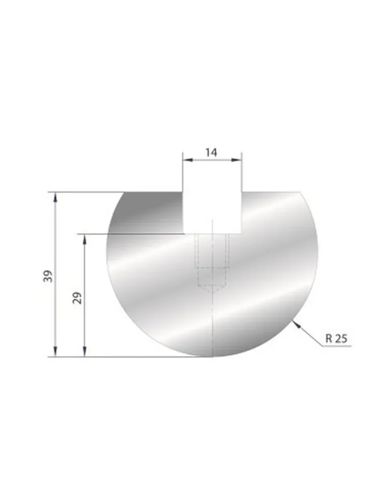 Part No. 1041 @ 415mm Round Element Holder