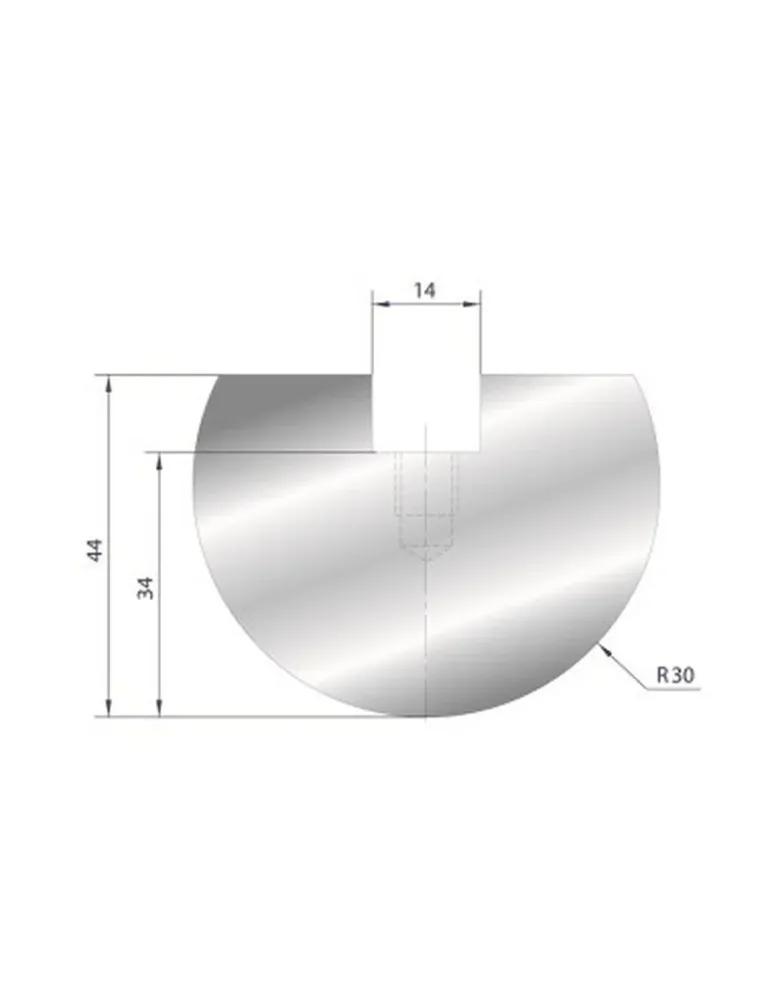 Part No. 1042 @ 415mm Round Element Holder