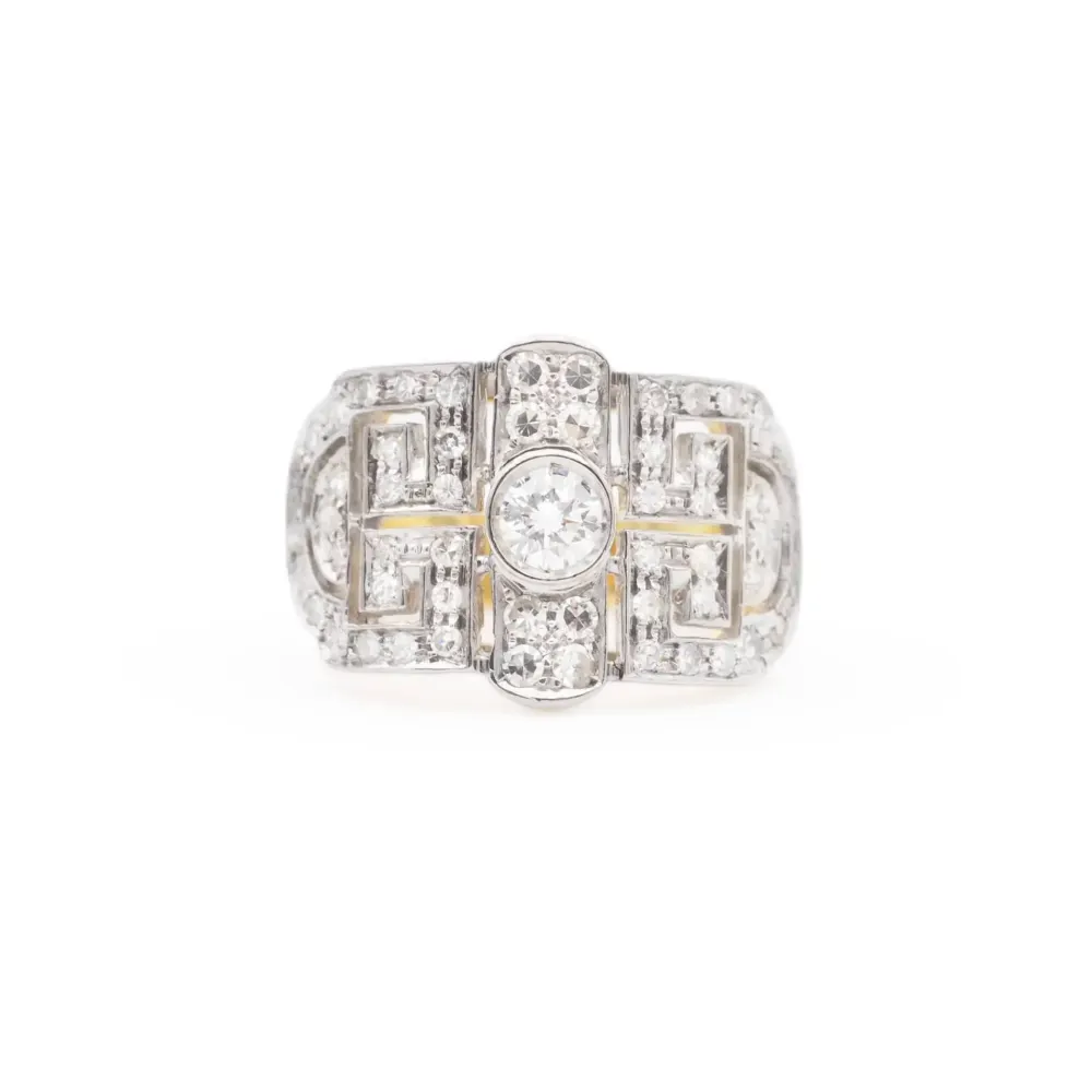Ring goud giallo diamonds 0.93 carati