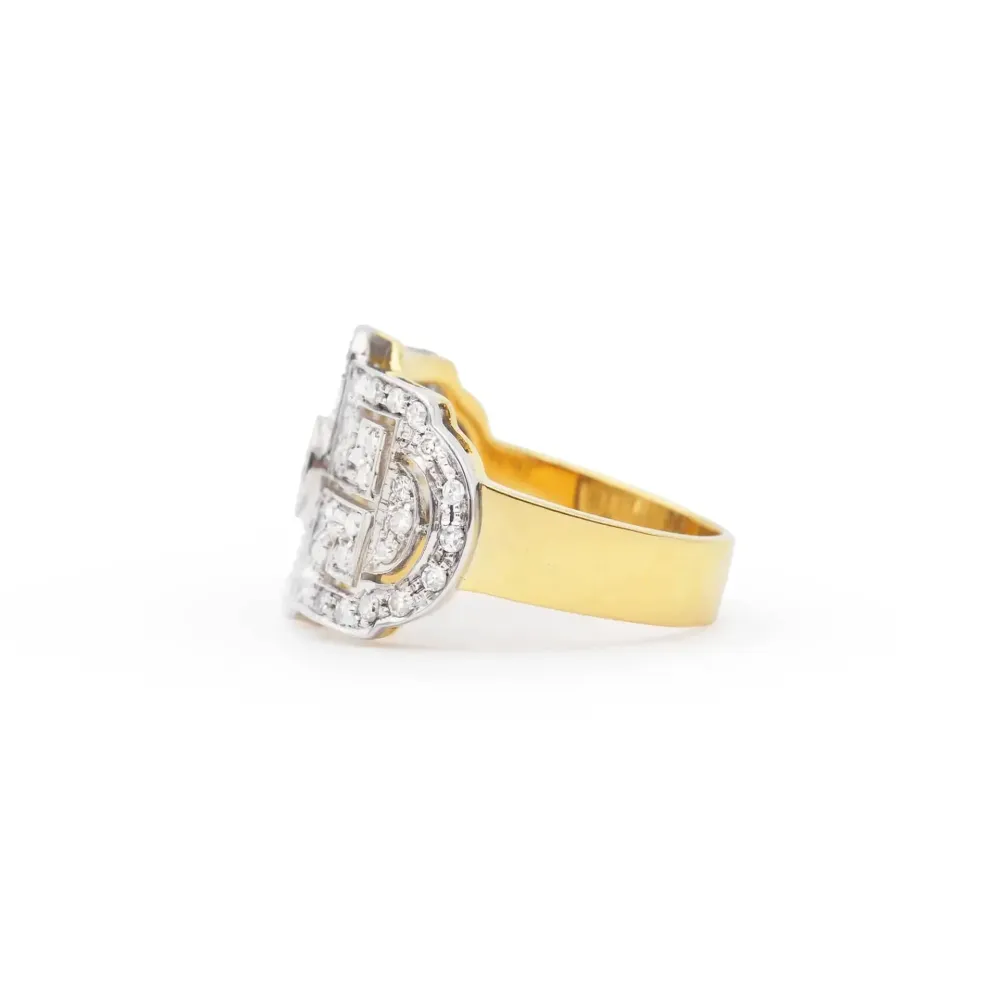Ring goud giallo diamonds 0.93 carati