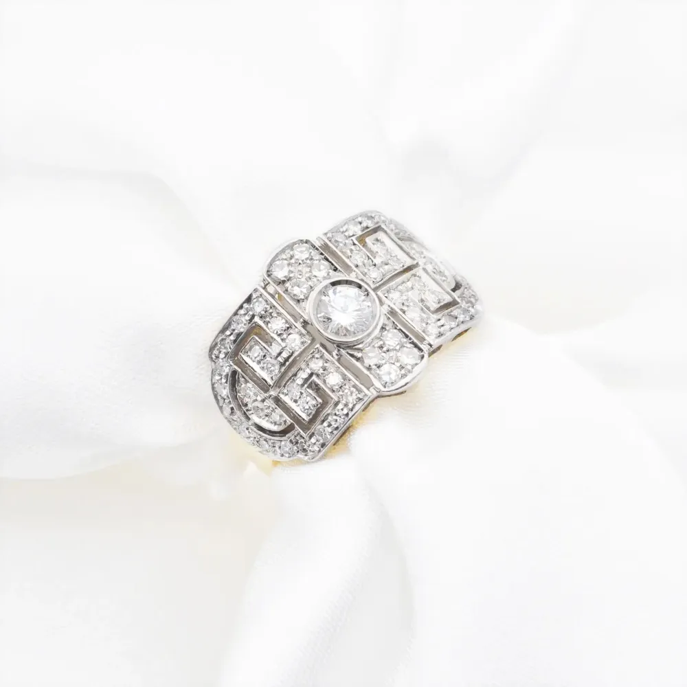 Ring goud giallo diamonds 0.93 carati