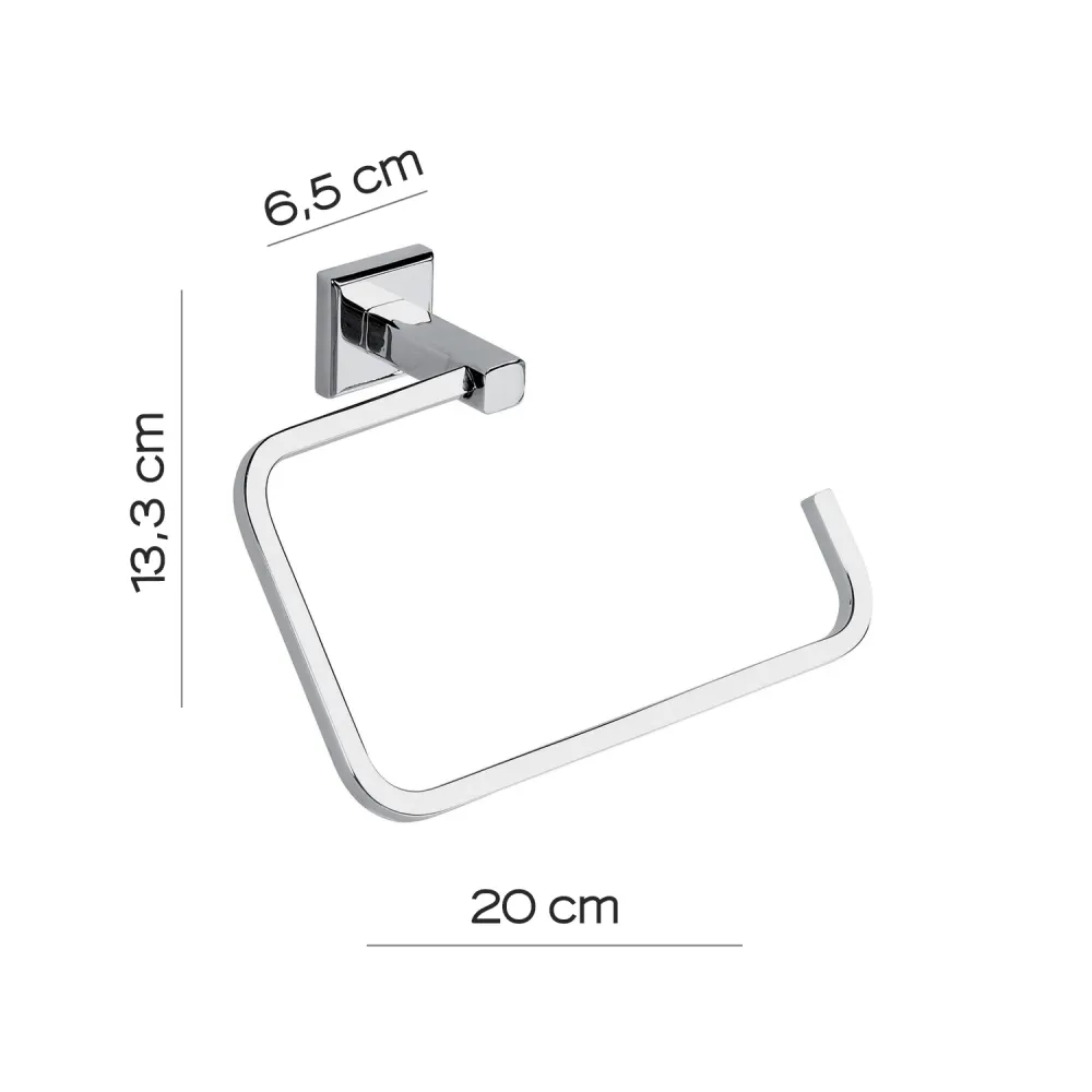 Ring napkin holder AISI 304 niet-roestend steel Colorado Gedy - Chrome