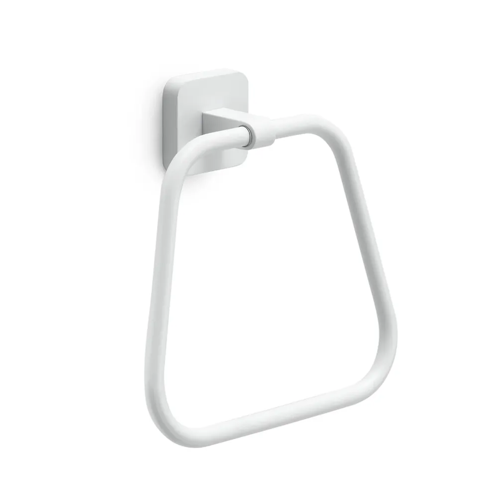 Ring napkin holder Gedy model Tonga 17x4.6xH16 - Effen White