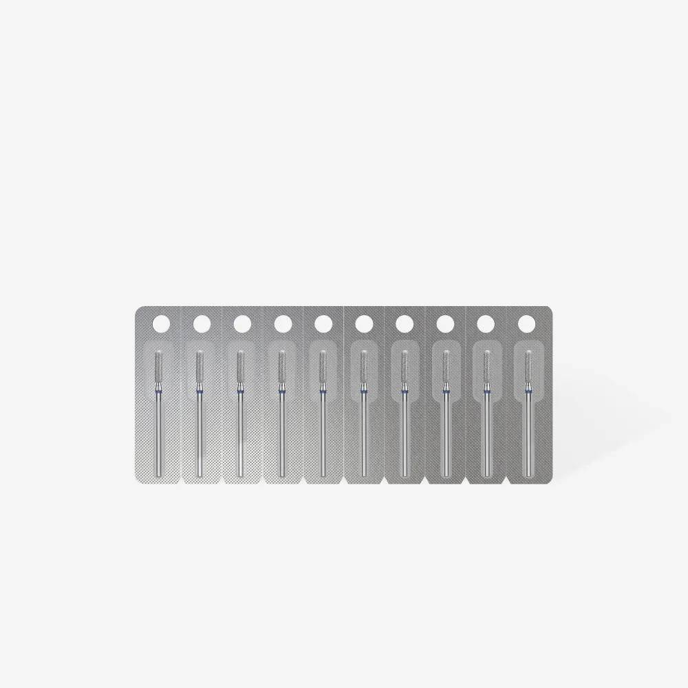 Staleks Diamond Bit - Rounded Cylinder Blauw (M) 2.5 / 10mm (402)