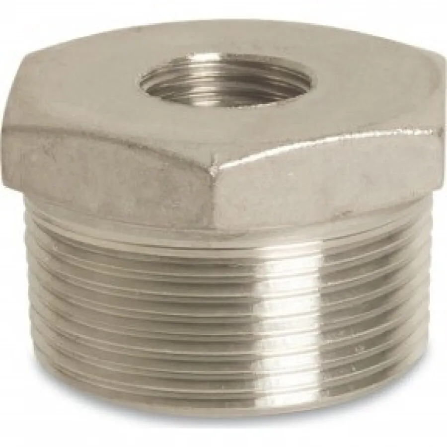 Zeskant verloopring - Fig.241 - RVS - buiten/binnen - 1.1/4" x 3/4"