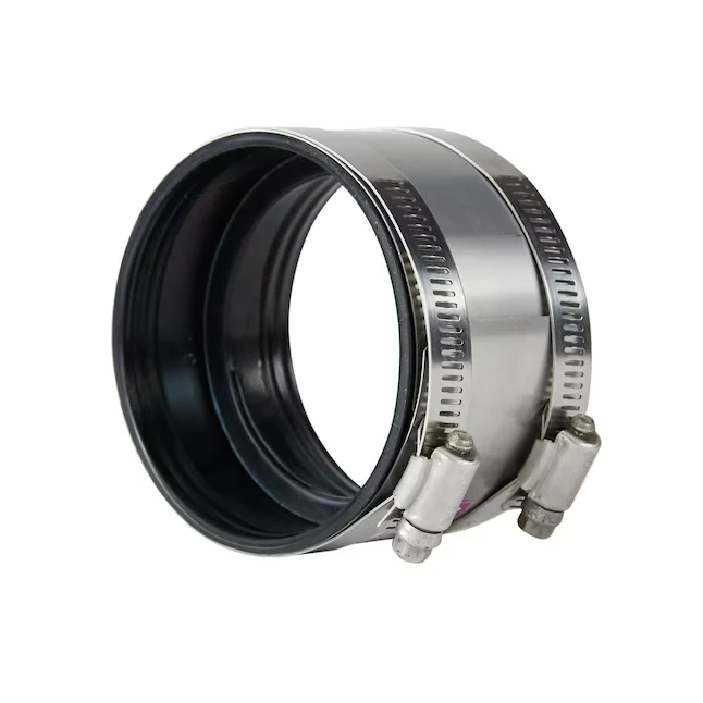 Fernco 3-. Shielded Specialty Coupling Sewer, Drain, Waste, and Vent Piping - Quick and Easy Connection - Rustproof Roestv...