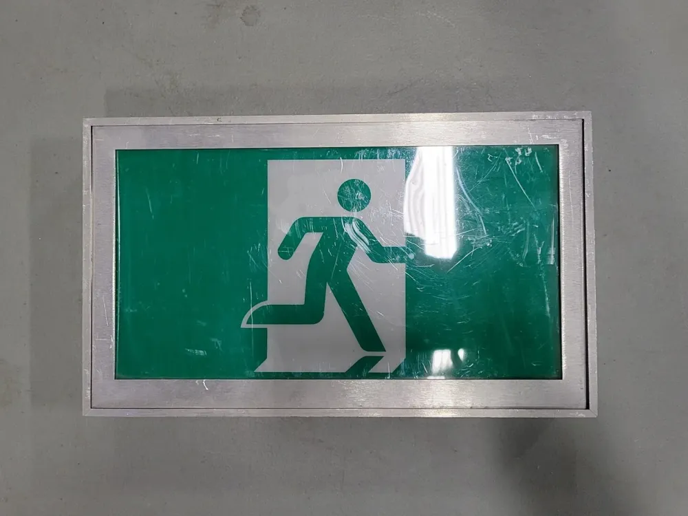 120-347 Volts Pictogram Emergency Exit Sign RA1AU00