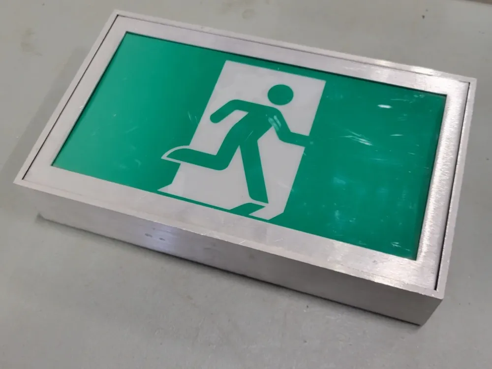 120-347 Volts Pictogram Emergency Exit Sign RA1AU00