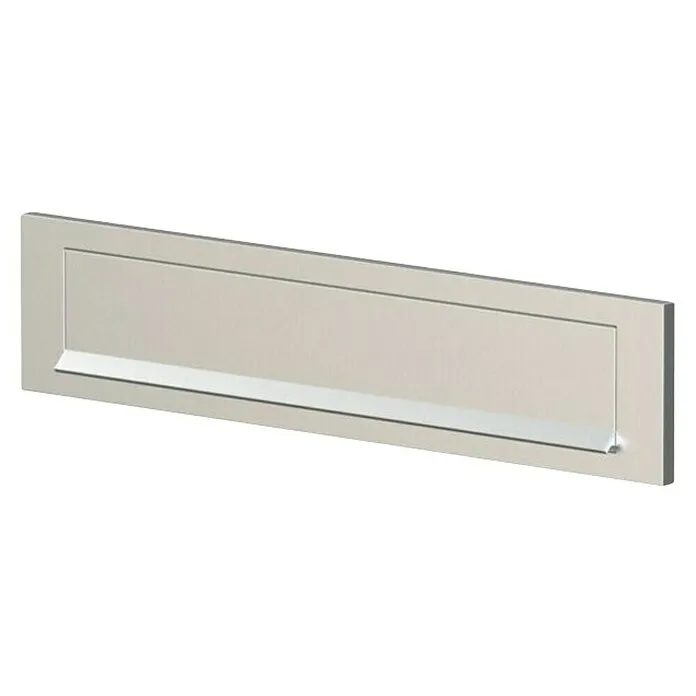 Veilig Briefplaat 73x340 - F1, Aluminium