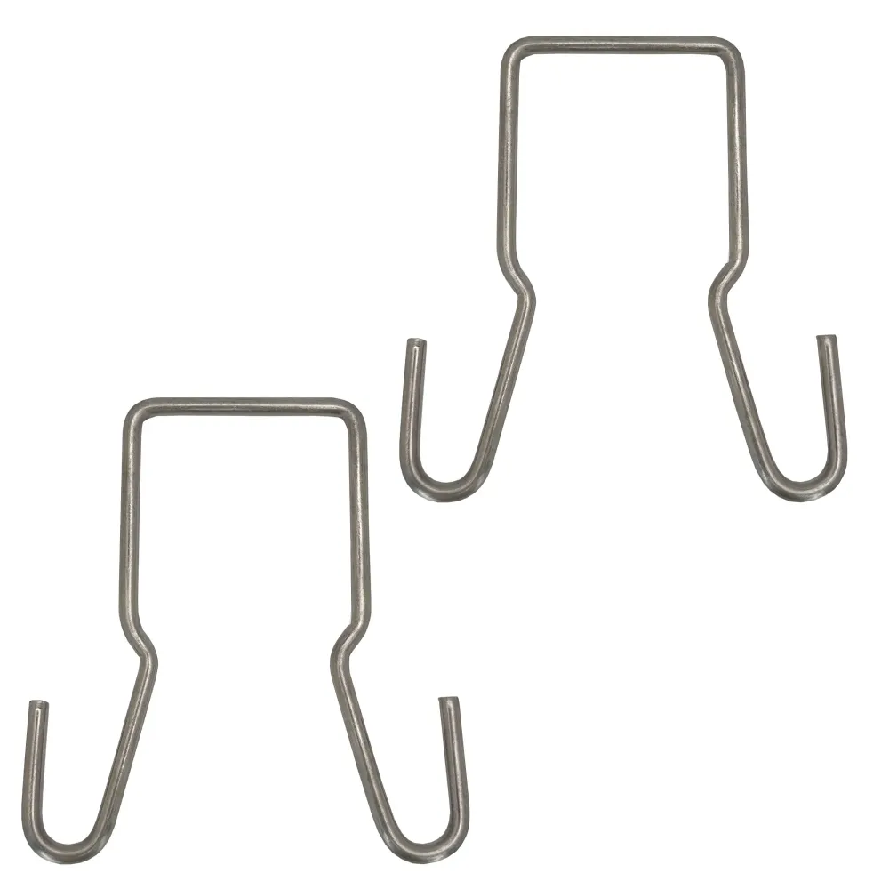 Safety Chain Holder Bracket 2-inch Trailer Hitch Shank - Clip-On Rvs Hanger Hook