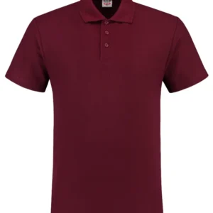 Tricorp Casual 201003 unisex poloshirt Wijn rood maat L - Voldoen aan ARBO