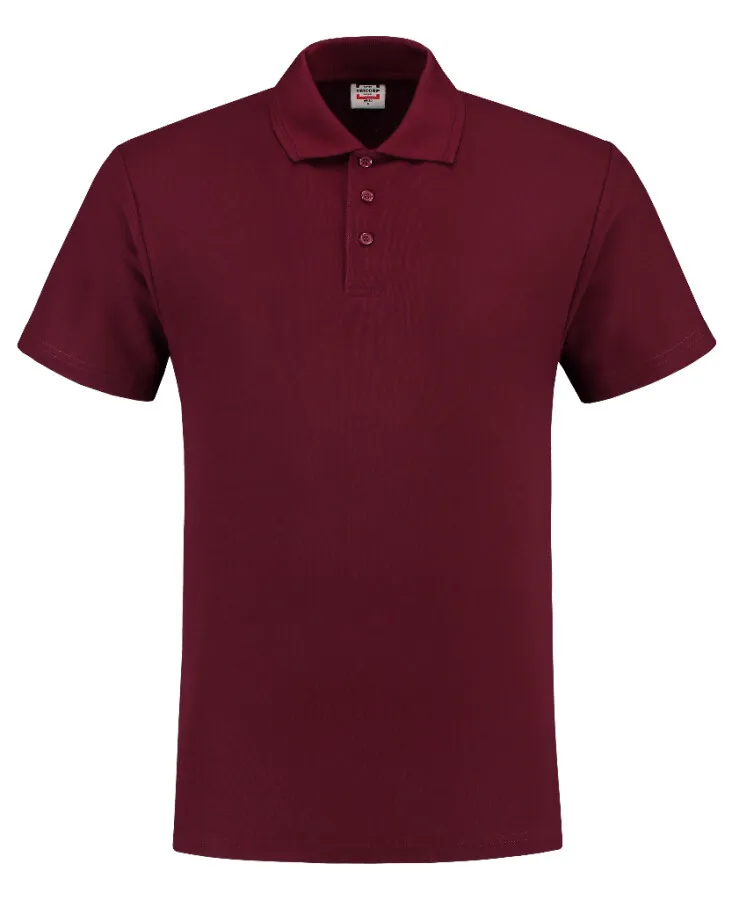 Tricorp Casual 201003 unisex poloshirt Wijn rood maat L - Voldoen aan ARBO