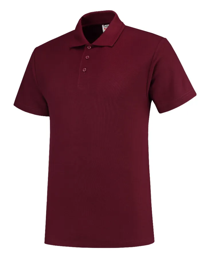 Tricorp Casual 201003 unisex poloshirt Wijn rood maat L - Voldoen aan ARBO