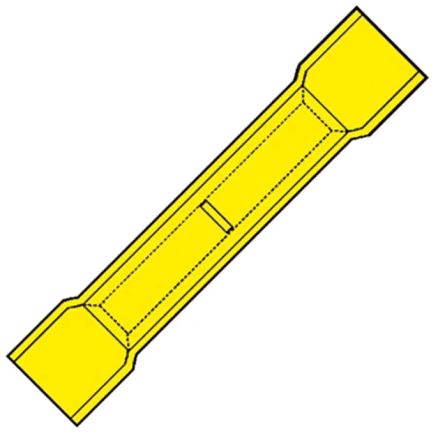 Klemko geisoleerde stootverbinder - 4652 SK - 48 - 2.63-6.64 mm² - geel