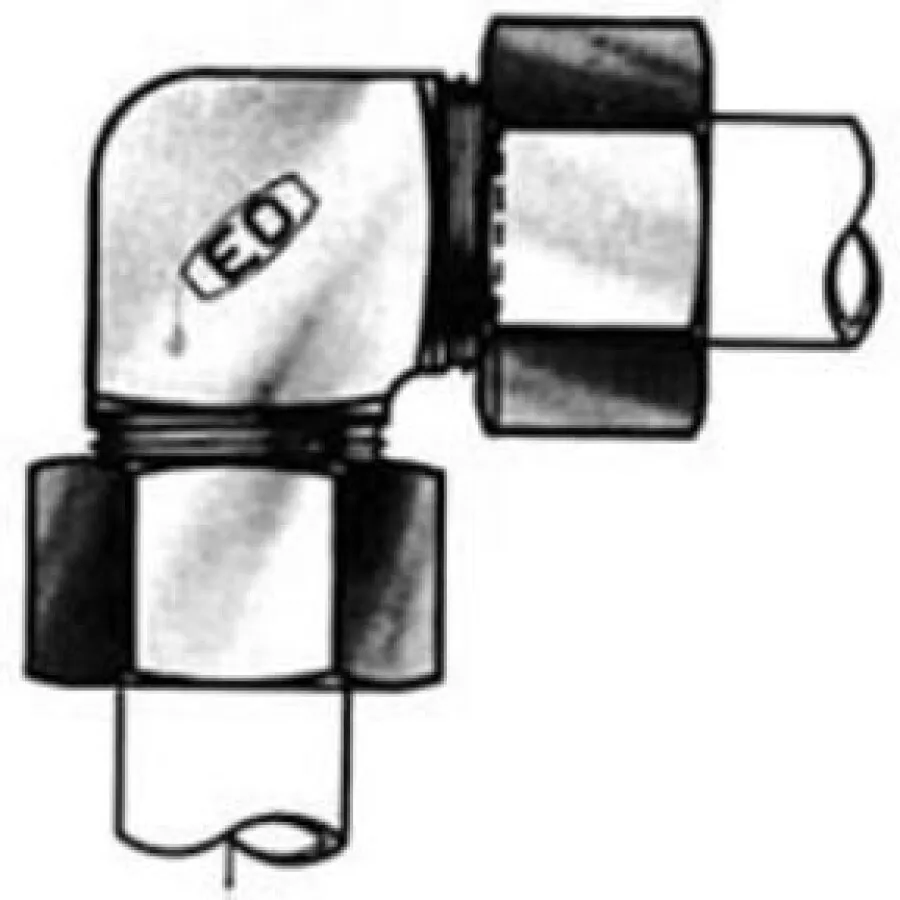 Ermeto - verbindingskoppeling - haaks - 38S - W38SCF