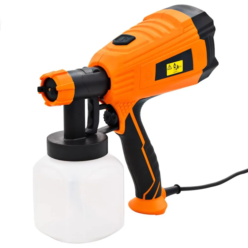 Verfspuit elektrisch met 3 mondstukken 500 W 800 ml