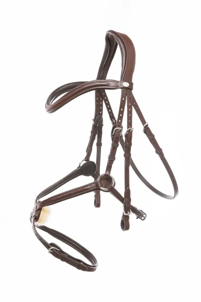 Gegalvaniseerd Roestvrij Bridle Everado mexican nb. brown/brown C