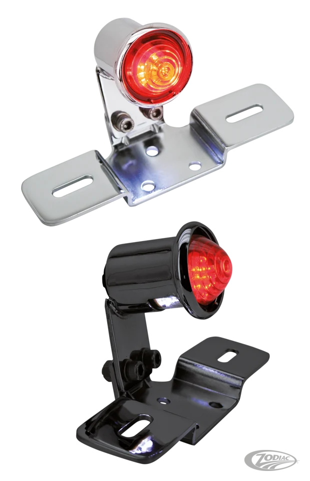 GZP Classic Chrome 1.75" LED taillight E Harley-Davidson