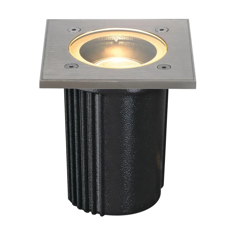 SLV Buitenlamp DASAR® EXACT 116 IP67 Roestvrij Staal - Vierkant