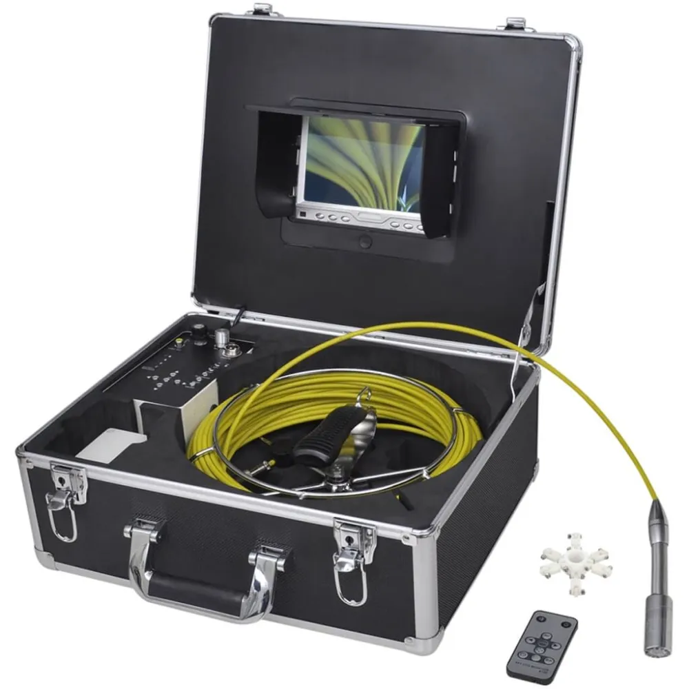 Magnetische Inspectie Leidinginspectiecamera 30 m met DVR-schakelkast