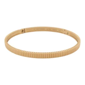 bracelet Boucheron grosgrain bangle four pm 18k yellow goud 24.4gr