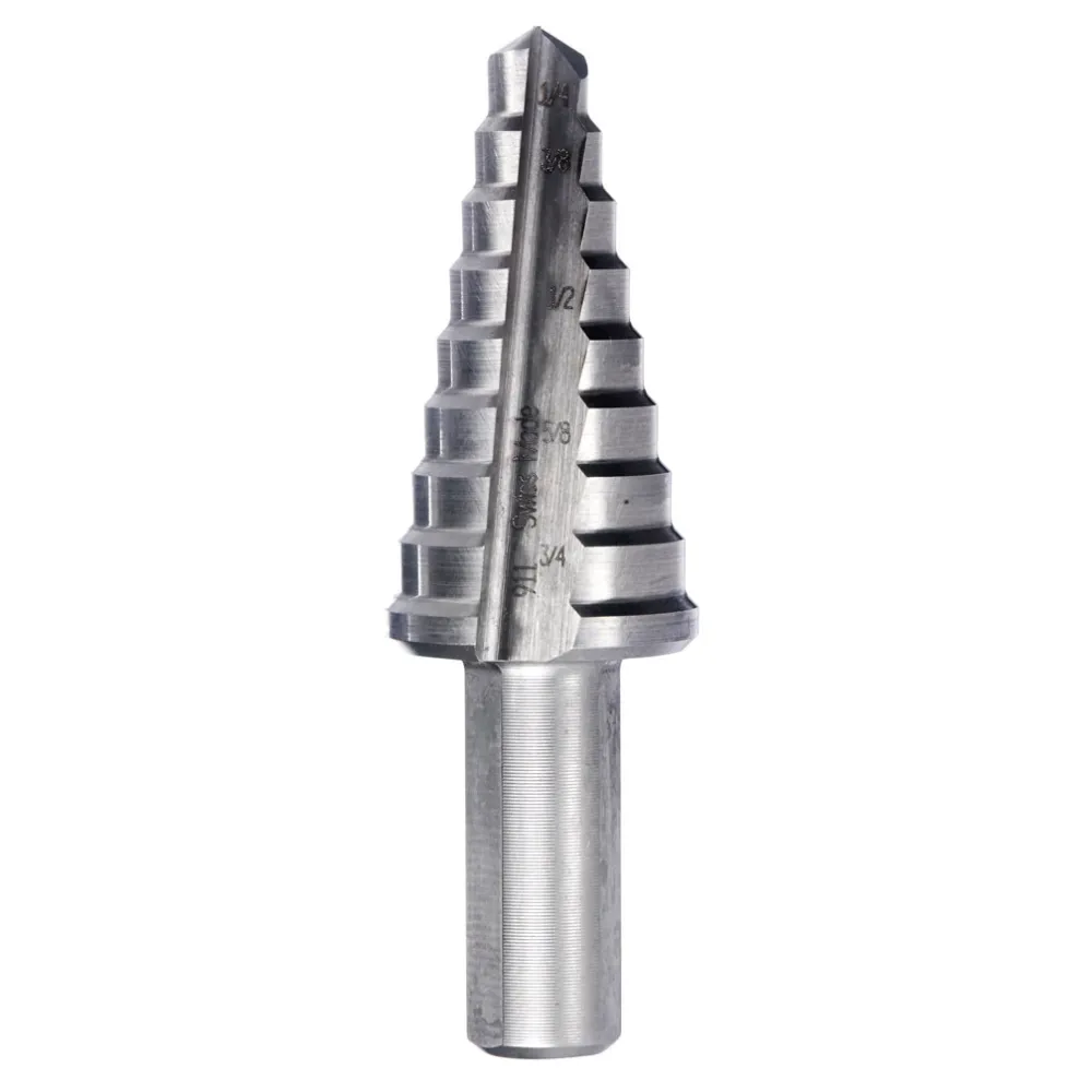 CHAMPION 1/4 - 3/4 X 16ths Straight Shank Step Drill | Hoge treksterkte | Weerbestendig