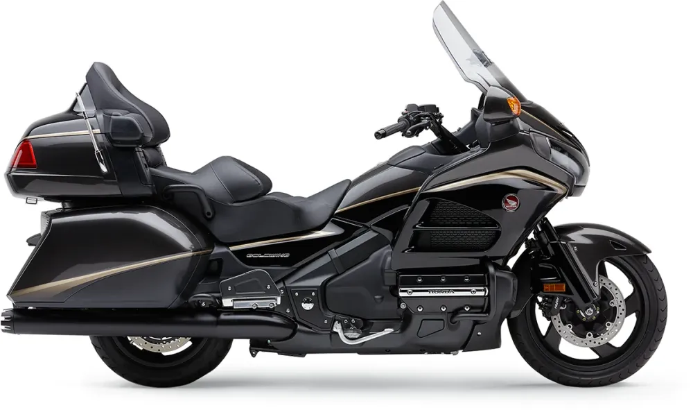 COBRA 4" SLIP-ON MUFFLERS MUFFLERS DC BLK GL1800