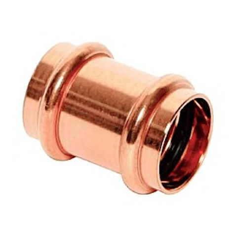 Draadeind 4" ProPress Koperkleurig Slip Coupling