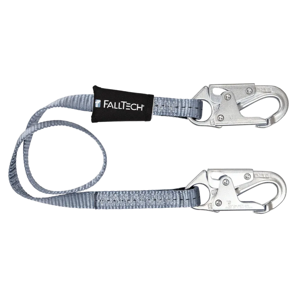 FALLTECH 4' Web Restraint Lanyard, Fixed-Length w/ Staalsoort Snap Hooks