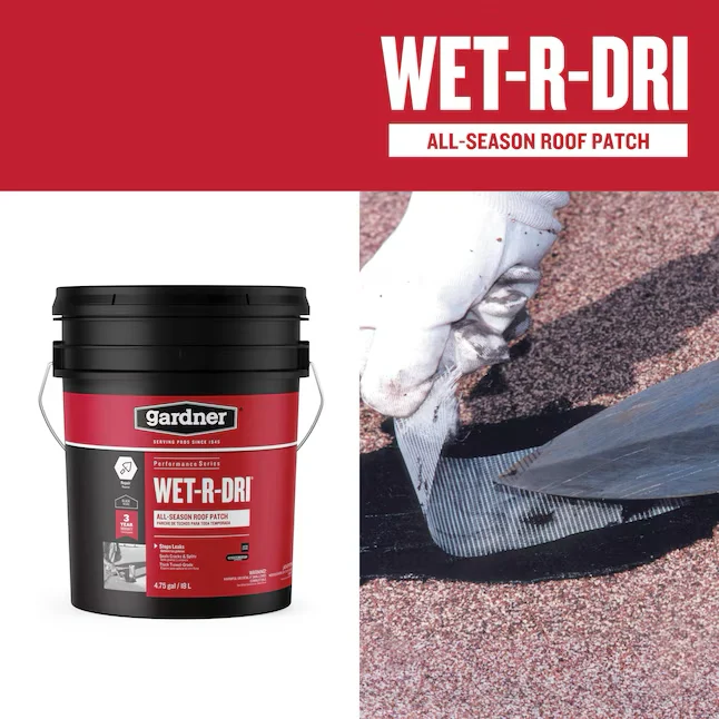 Gegalvaniseerd DIN 933 Gardner Wet-R-Dri 4.75-Gallon Cement Roof Sealant