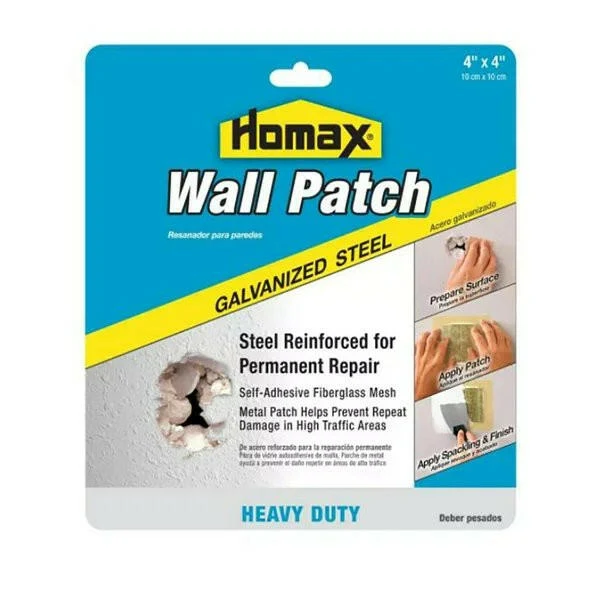 Homax Galvanized Steel Fiberglass Gaas Wall Patch (4 . x 4 .)