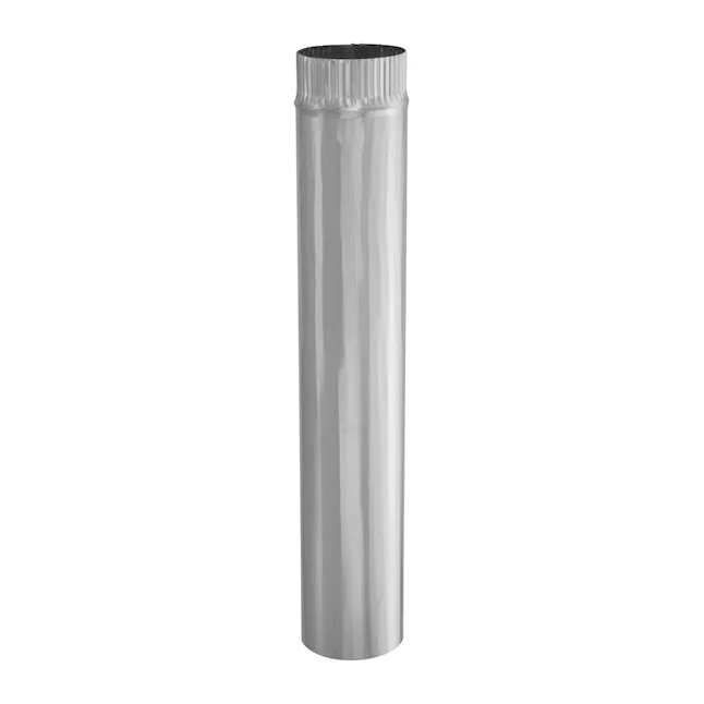 IMPERIAL 4- x 24- Galvanized Staal Round Duct Pipe