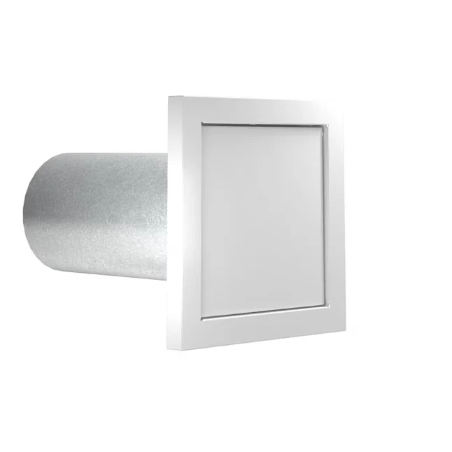 IMPERIAL 4- dia Galvanized Rvs Louvered Dryer Vent Hood voor hout op metaal