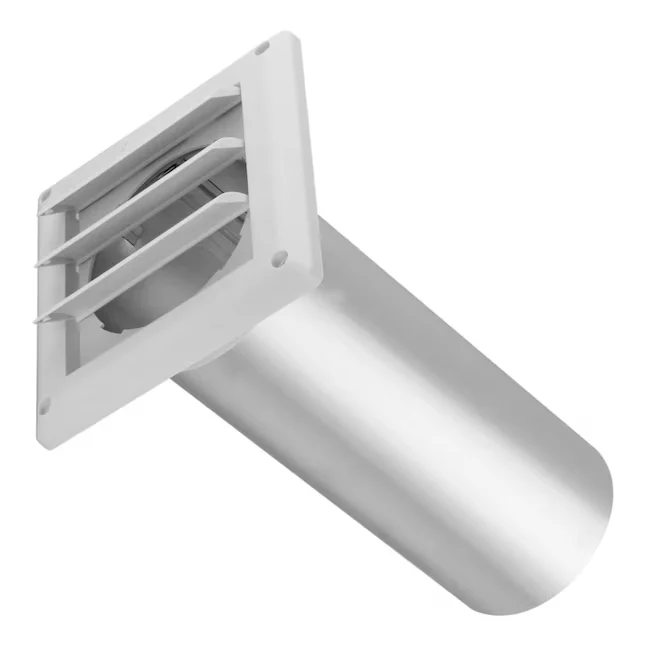 IMPERIAL 4- Dia Poly Louvered Dryer Vent Hood